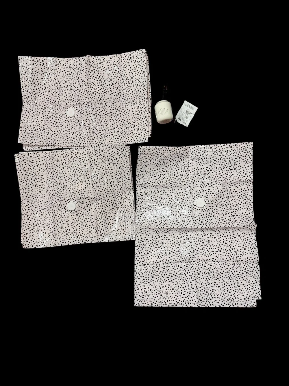 Hatisan Travel Vacuum Storage Bags with Electric Pump – Dalmatian Dot new